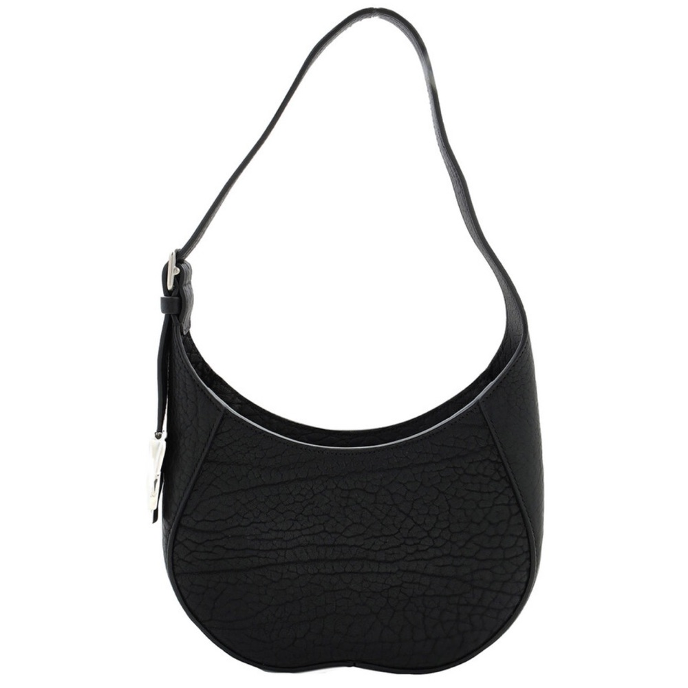 Burberry Black Textured Leather Shoulder Bag - Picture 3 of 11